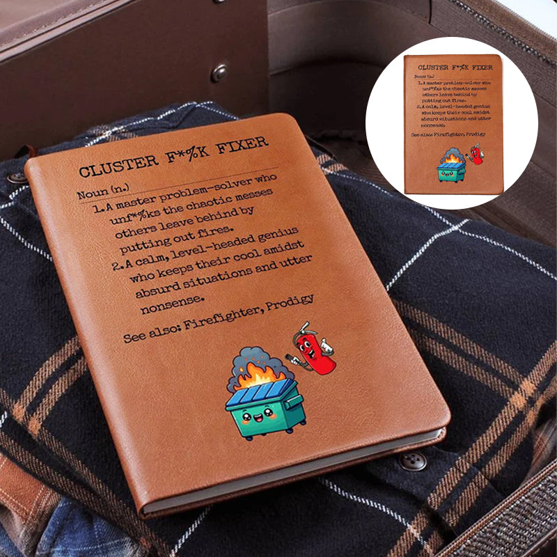 Funny Dumpster Fire Notebook