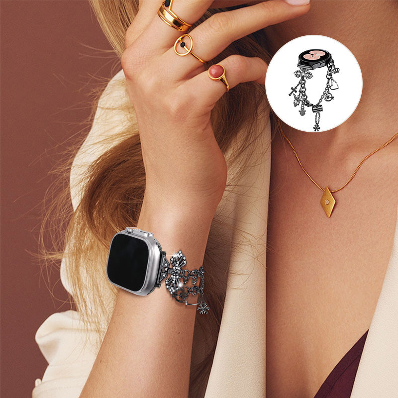 Rhinestone Decorated Apple Watch Band