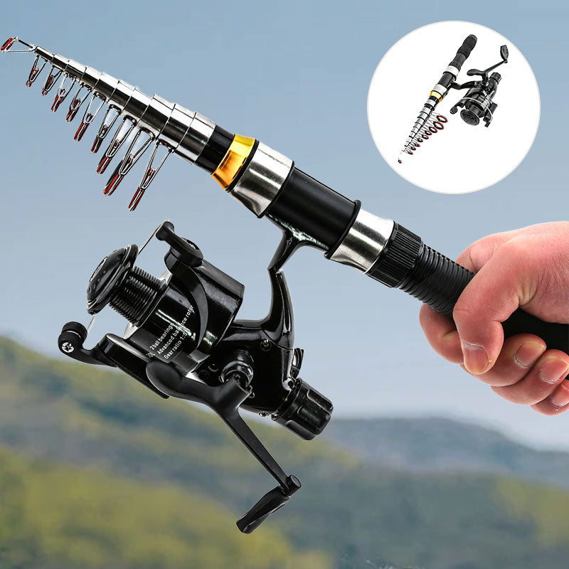 Professional Fishing Rod and Reel Combo Set