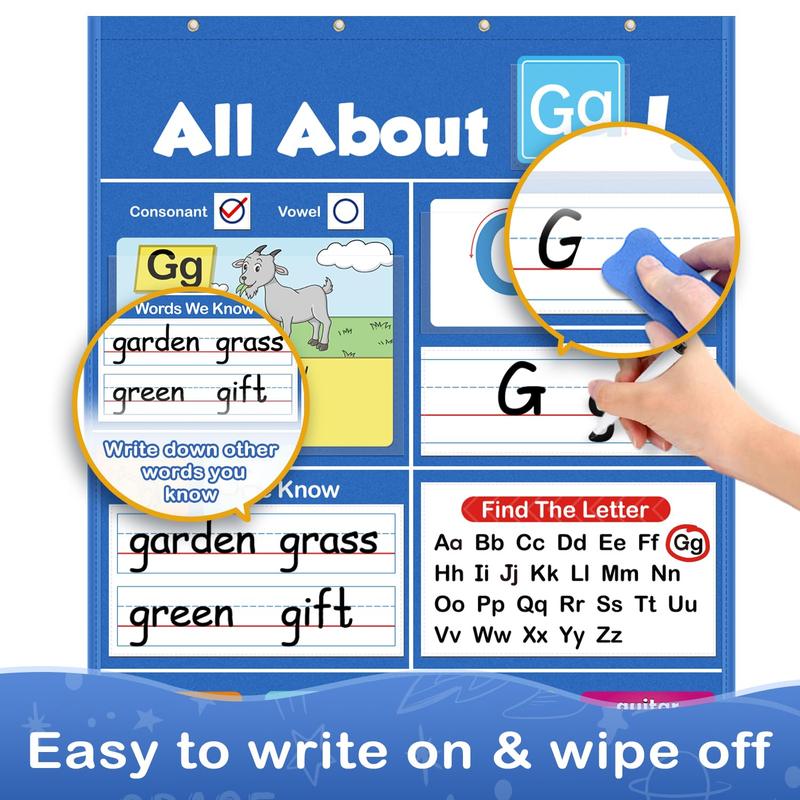 Alphabet Learning Pocket Chart