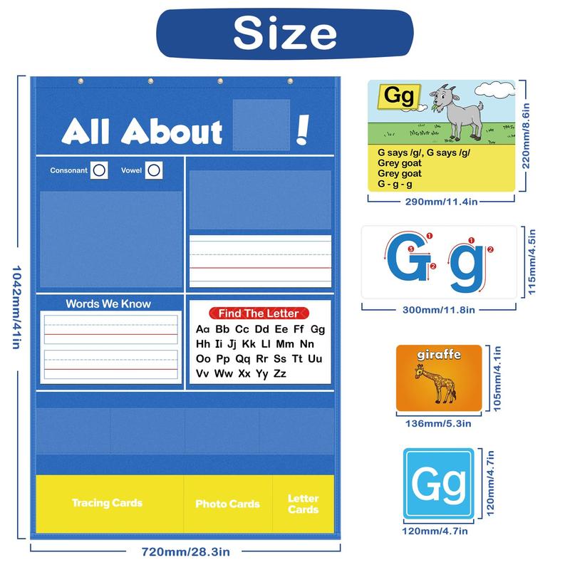Alphabet Learning Pocket Chart