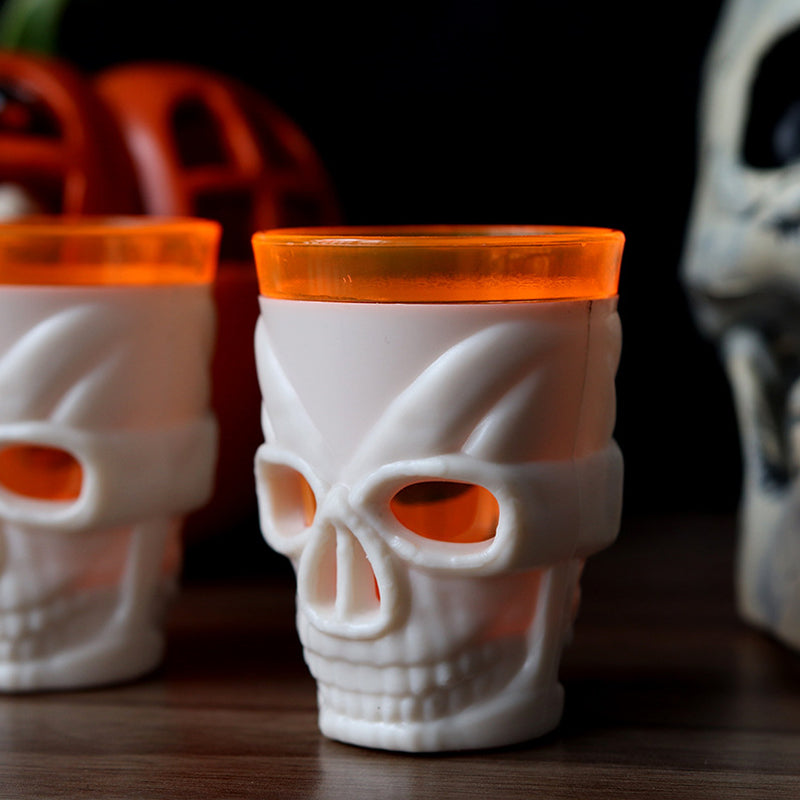 LED Halloween Skull Cups