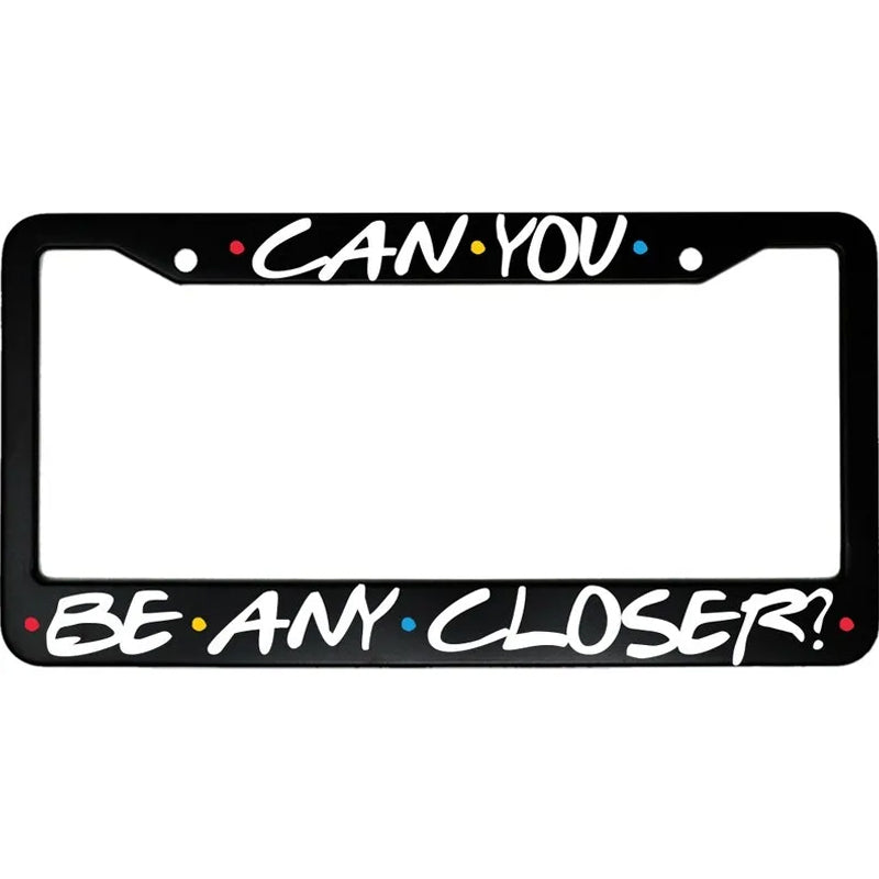 Funny Car License Plate Frame