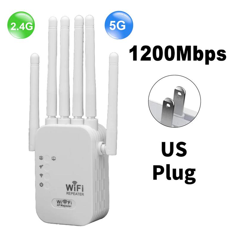 6-Antenna WiFi Extender 1200Mbps