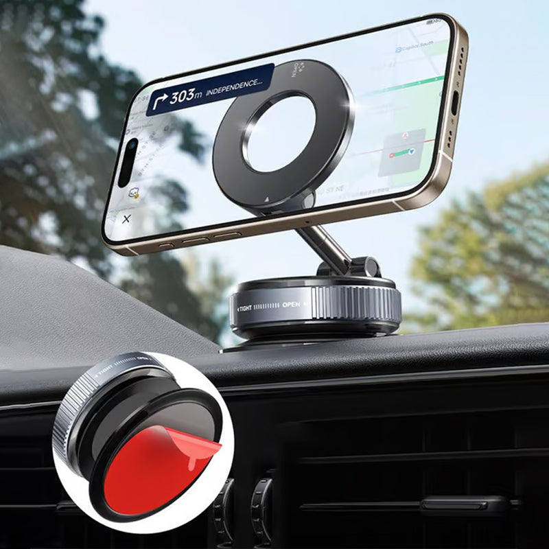 🚗📱Vacuum Phone Mount with One-Step Lock