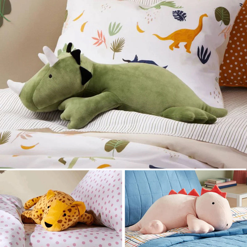 Söt uppstoppad djurleksak med vikt