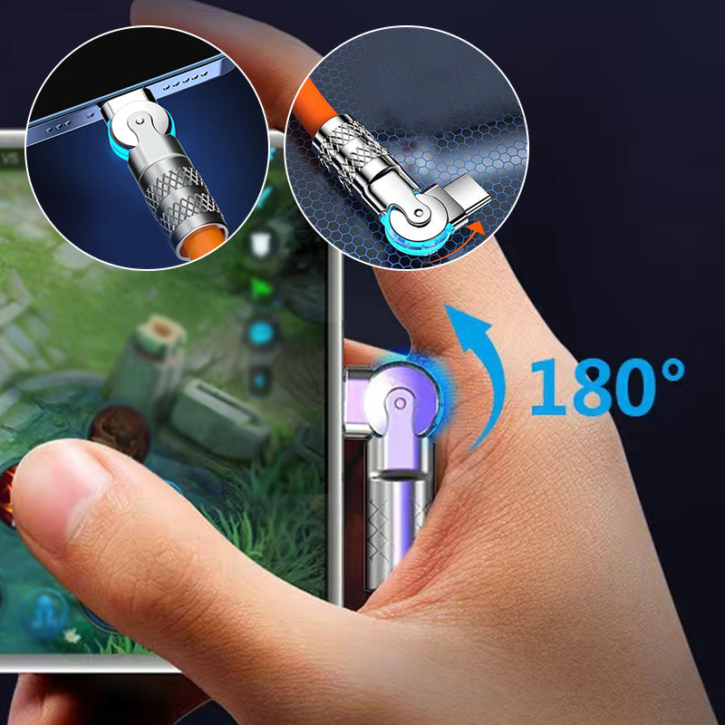 Roterande armbågsdatakabel