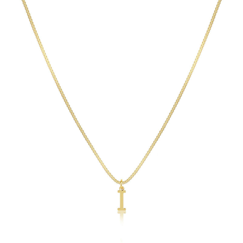 Initial Dainty Necklace for Women