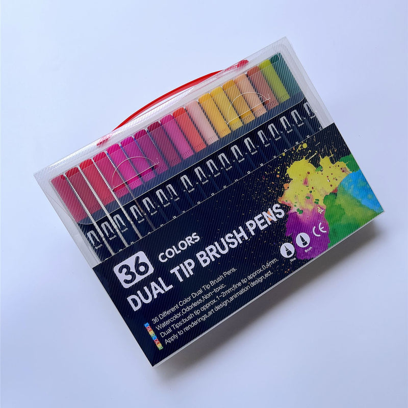 Dual-Tip Watercolor Markers