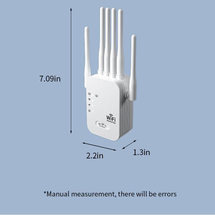 6-Antenna WiFi Extender 1200Mbps