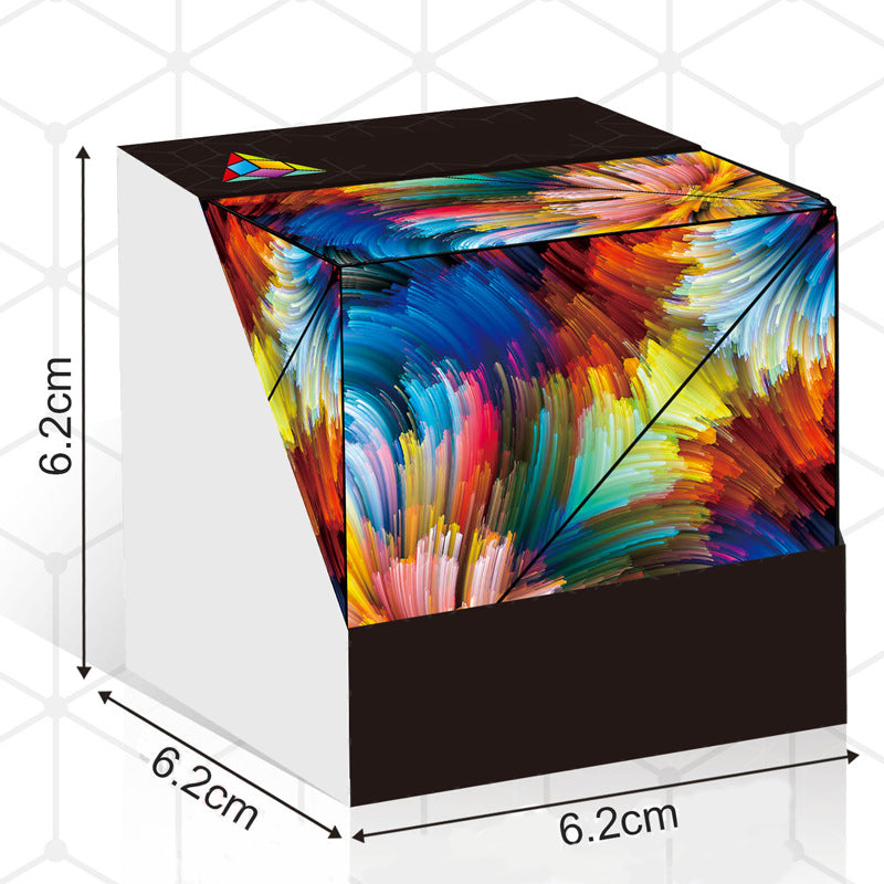 Formskiftande magnetisk magisk kub