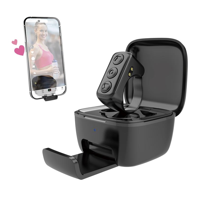 Scrolling Ring Bluetooth Remote Control with Phone holder