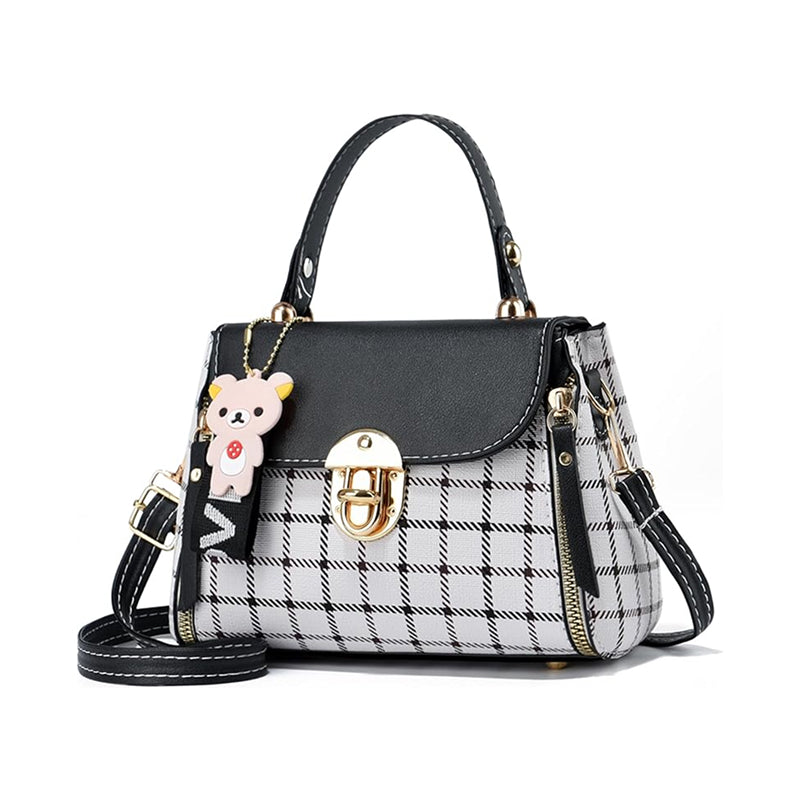 Plaid Pattern Handbag