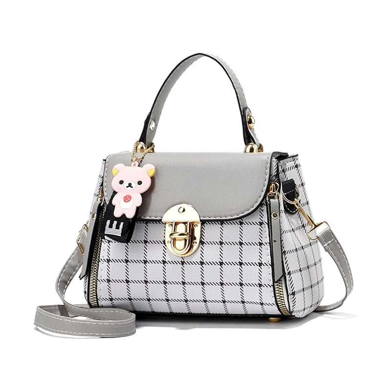 Plaid Pattern Handbag