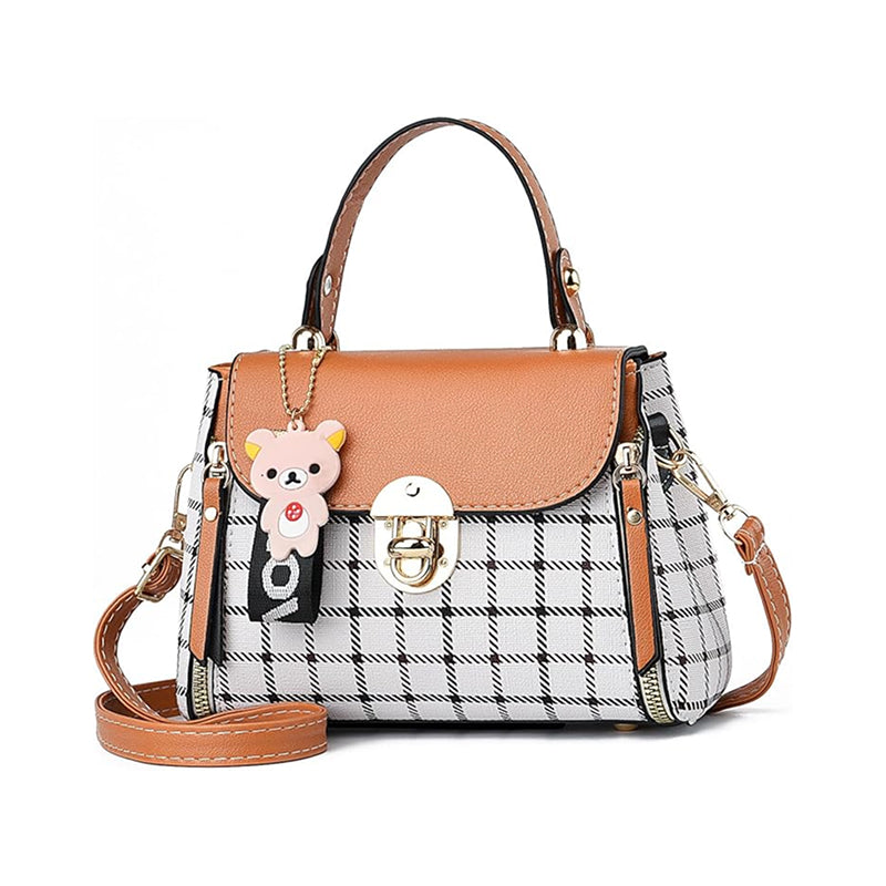Plaid Pattern Handbag