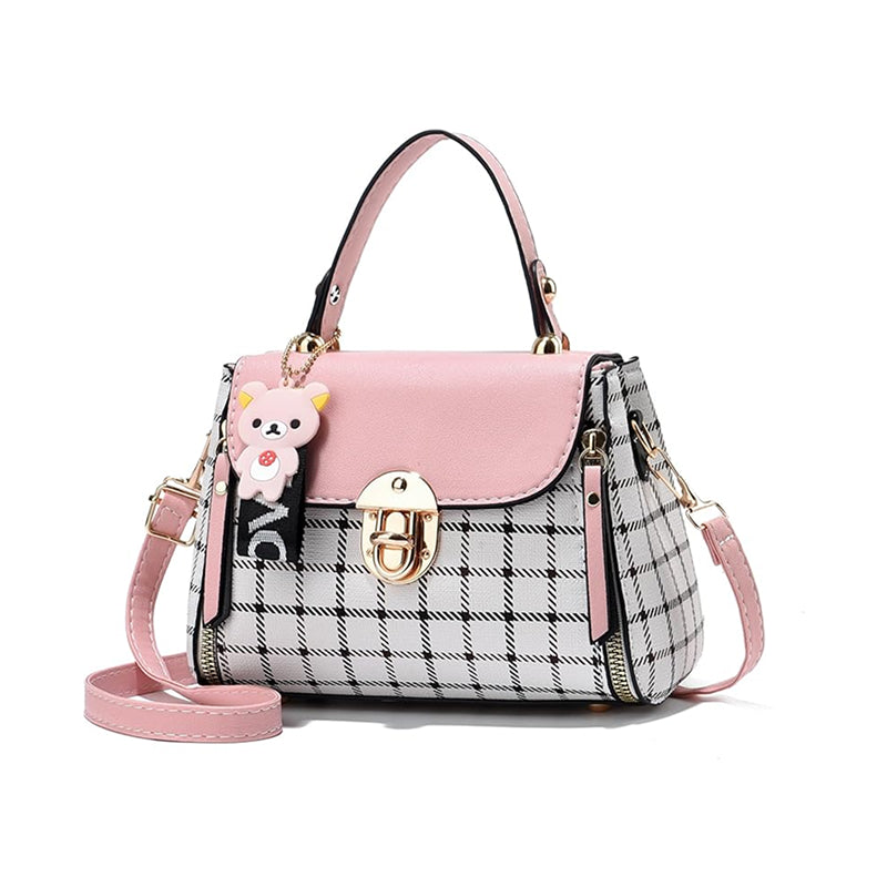 Plaid Pattern Handbag