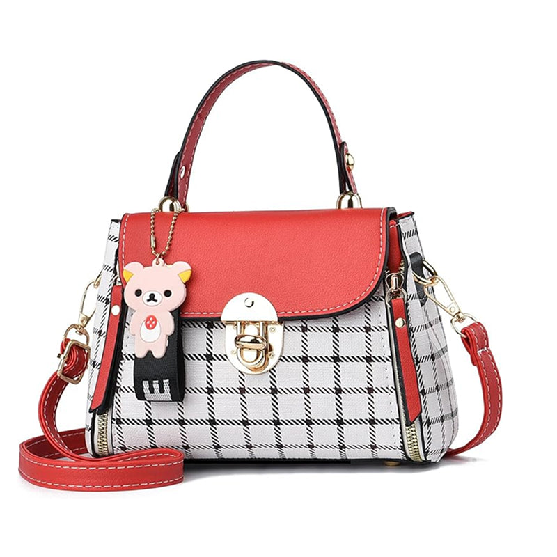 Plaid Pattern Handbag