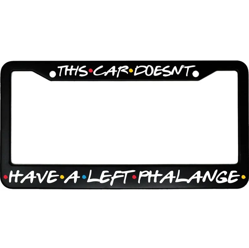 Funny Car License Plate Frame