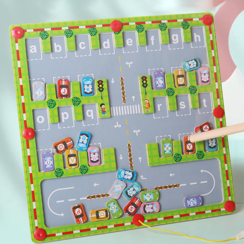 Magnetic Wooden Maze Toy Set