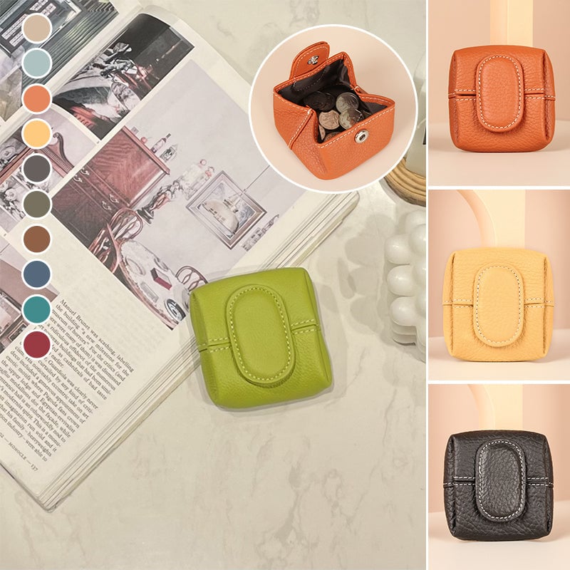 Enfärgad minimyntväska