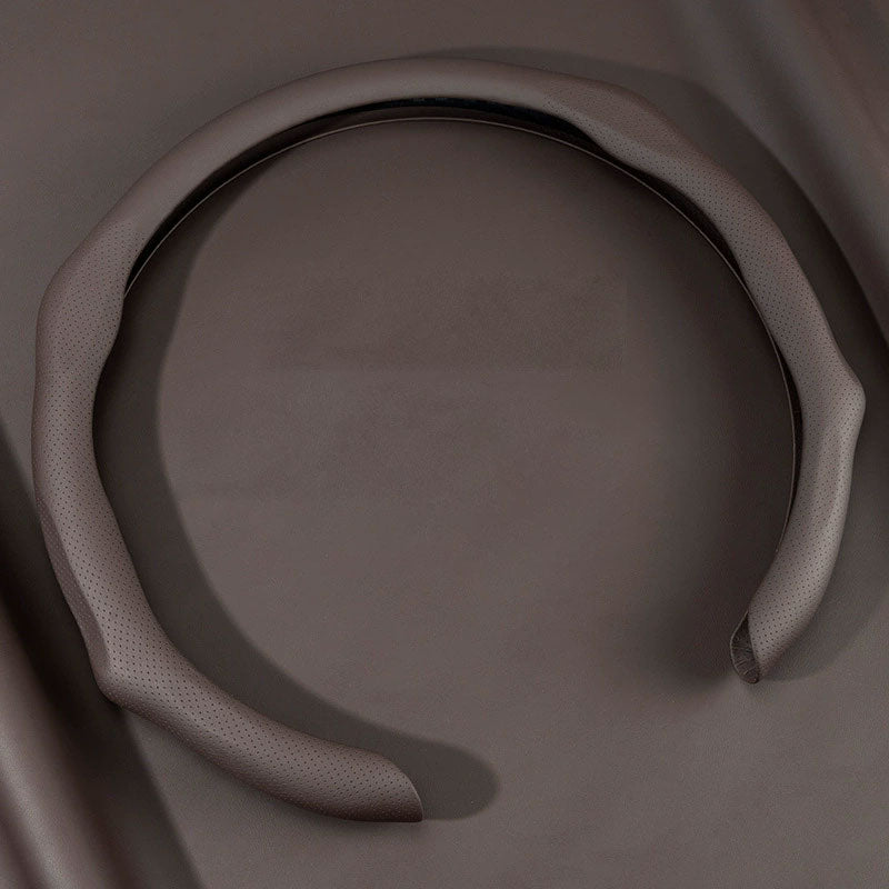 Leather Steering Wheel Cover