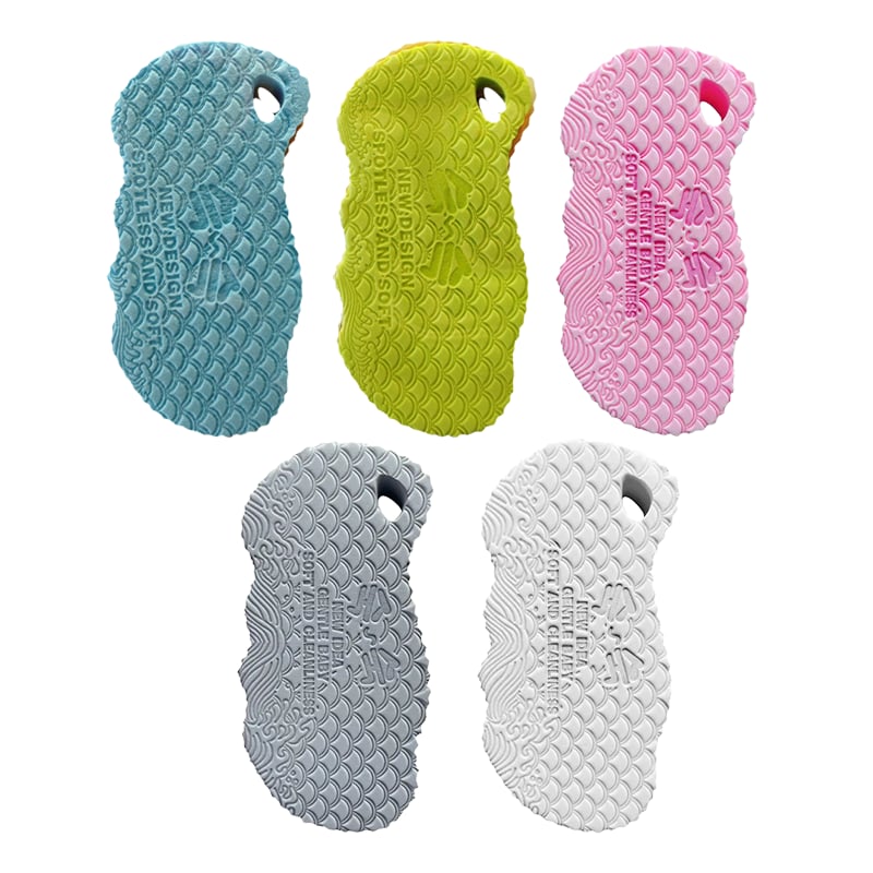 Magisk exfolierande badsvamp