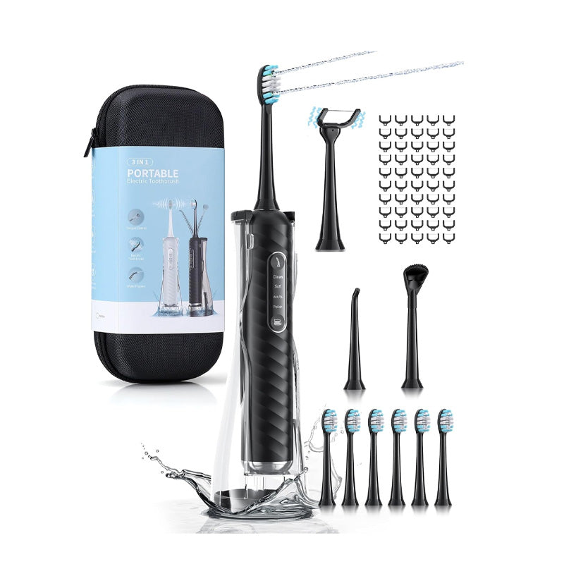 Electric Toothbrush with Water Flosser