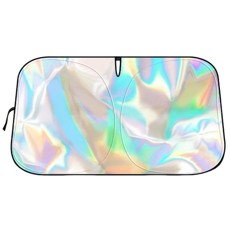 Foldable Reflective Car Windshield Sunshade – Heat Insulation & UV Protection for Front Window