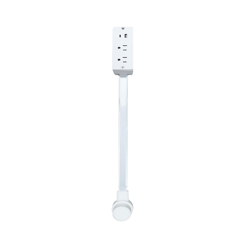 Retractable Rotating Power Strip Extender