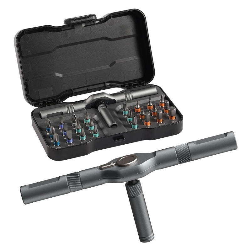 Ratchet Screwdriver Set With 24 bits