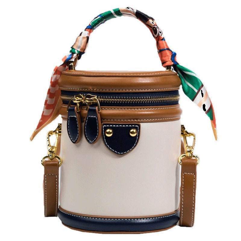 Colorblock Bucket Bag for Women