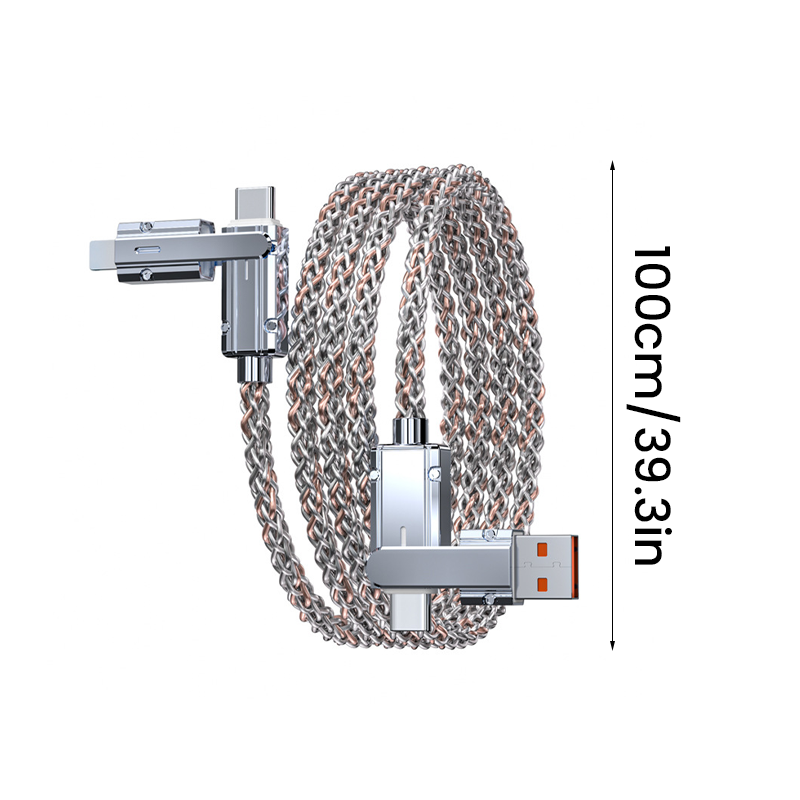 Four-in-One 100W Colorful lights Data Cable