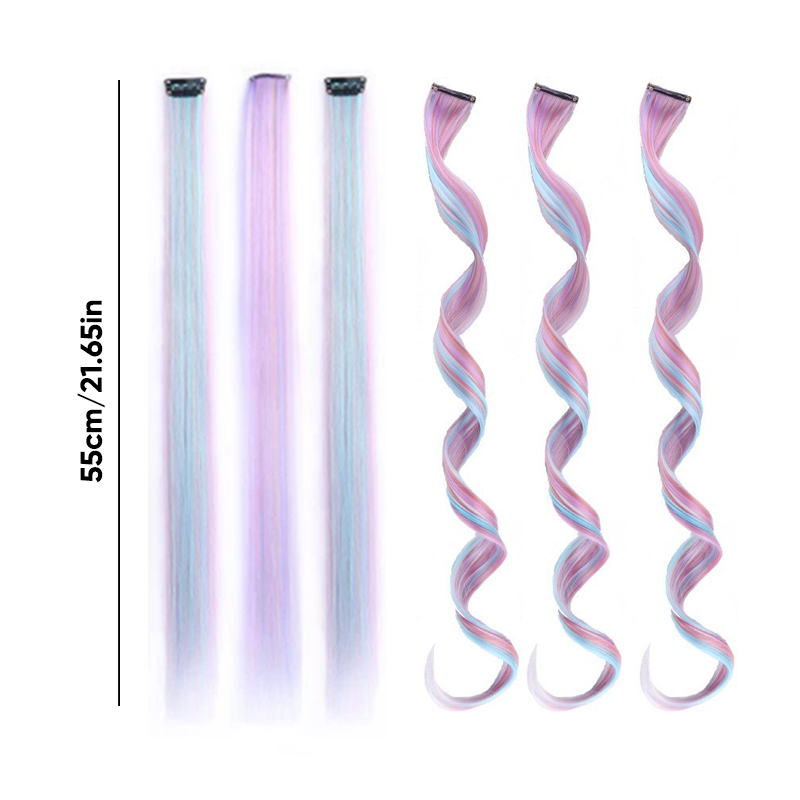 Clip-In Highlight โ One Piece Ear Hook Hair Streak