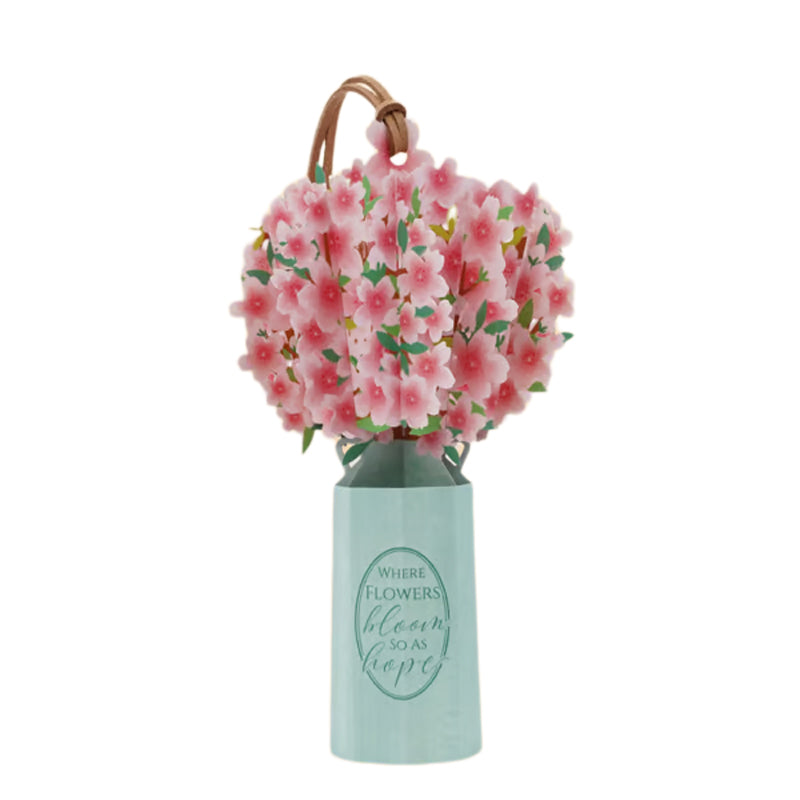 Elegant Flower Bouquet 3D Pop-up Bookmark