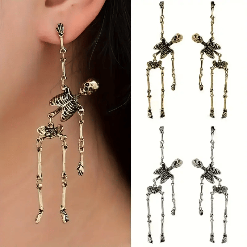 Halloween Horror Personality Skull Earrings