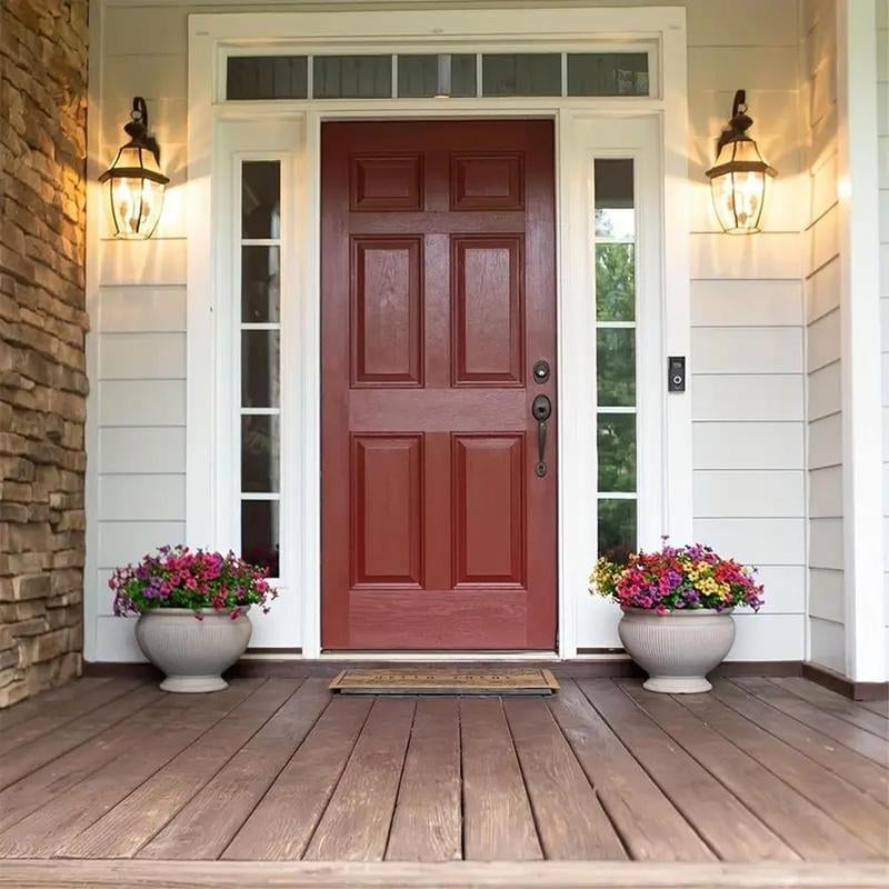 Konstblomma (12 st/paket), UV-beständiga färgglada dekoblommor