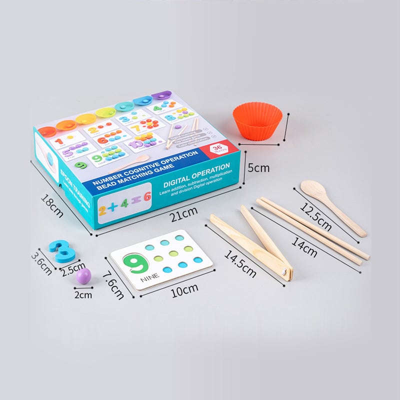 Rainbow Bead Montessori Toy