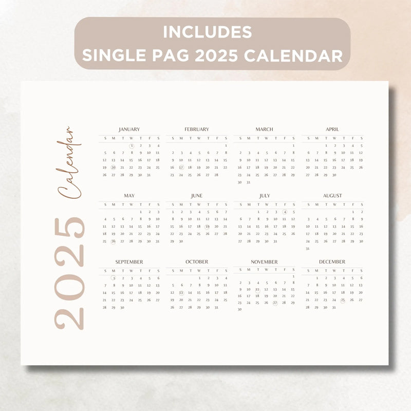 2025 Bible Verse Calendar