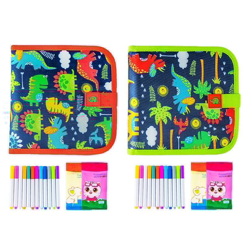 Bärbar, raderbar graffitiplånbok