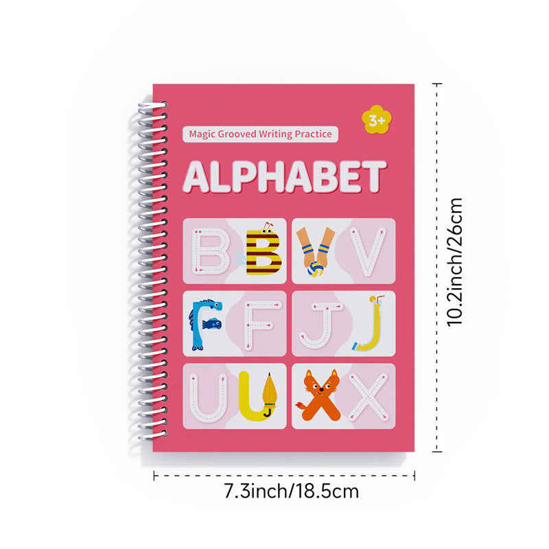 Reusable Grooved Handwriting Workbook for Kids