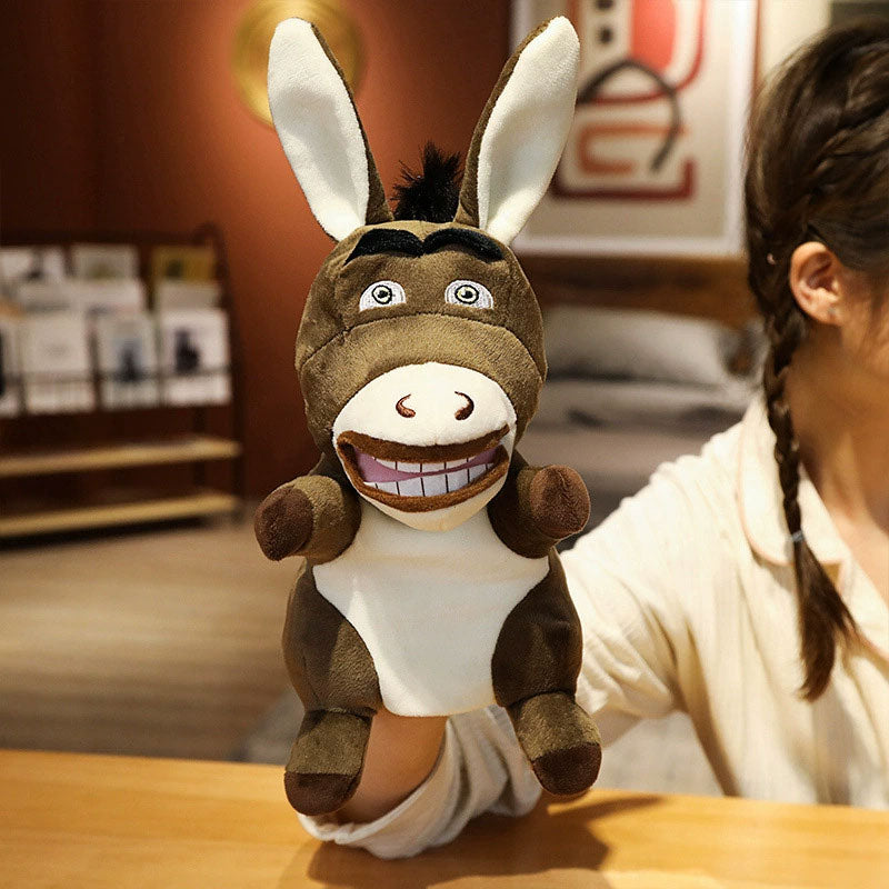 Plush Dinosaurie Handdockor