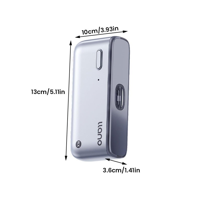 Type-C Wireless HDMI Transmitter and Receiver for Phone/Tablet/Laptop/PC to Monitor/Projector/TV Box