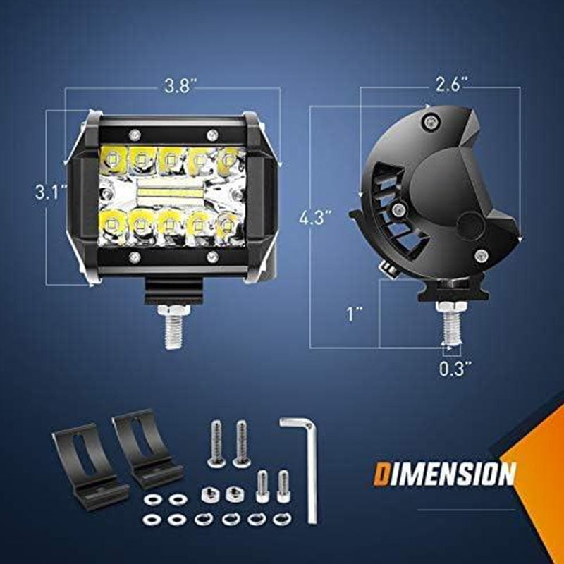Car LED Work Light Kit