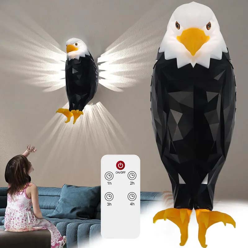 Bald Eagle Decorative Wall Lamp