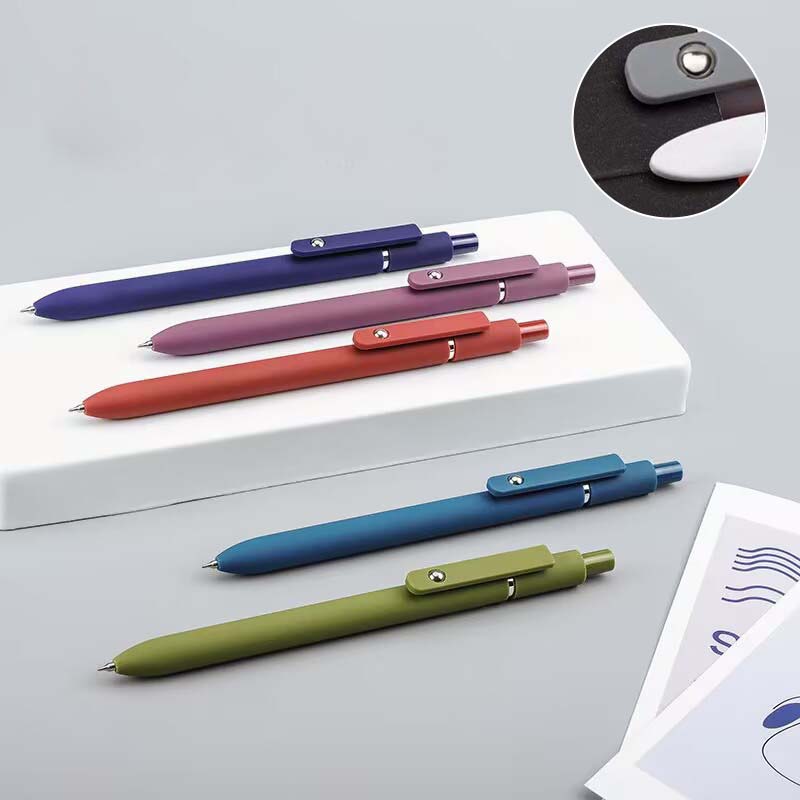 Minimalist Press Type Quick Drying Carbon Gel Pens