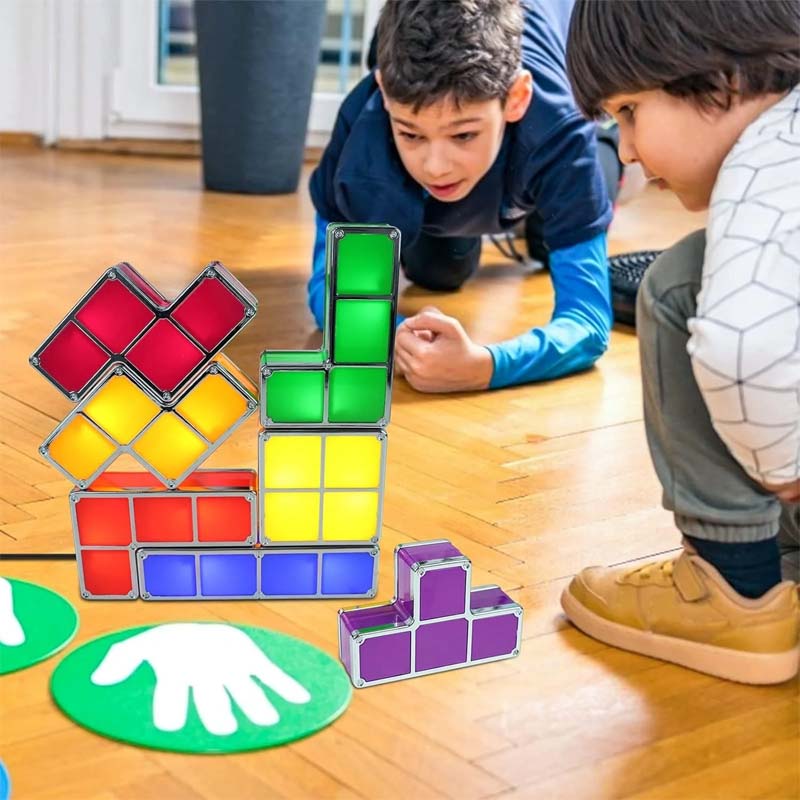 7-piece LED DIY Block Lamp