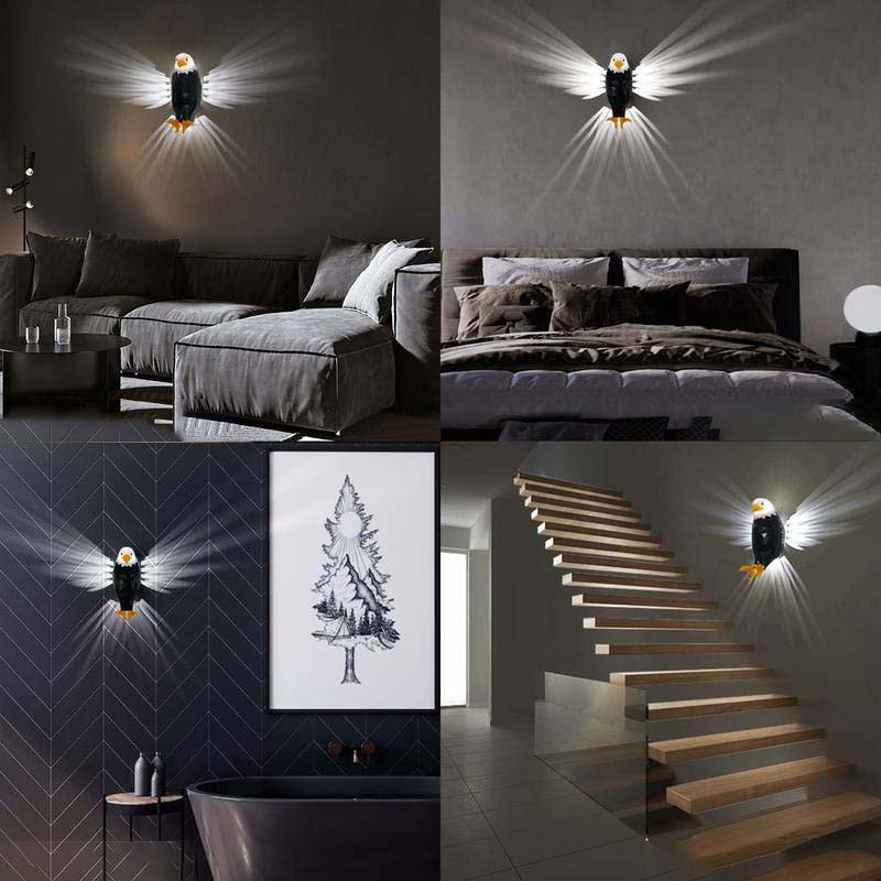 Bald Eagle Decorative Wall Lamp