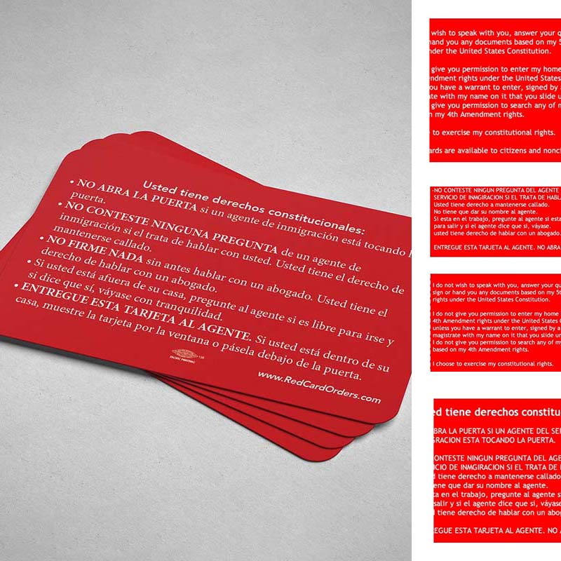 Know Your Rights Card - U.S. Citizenship (5 pcs)