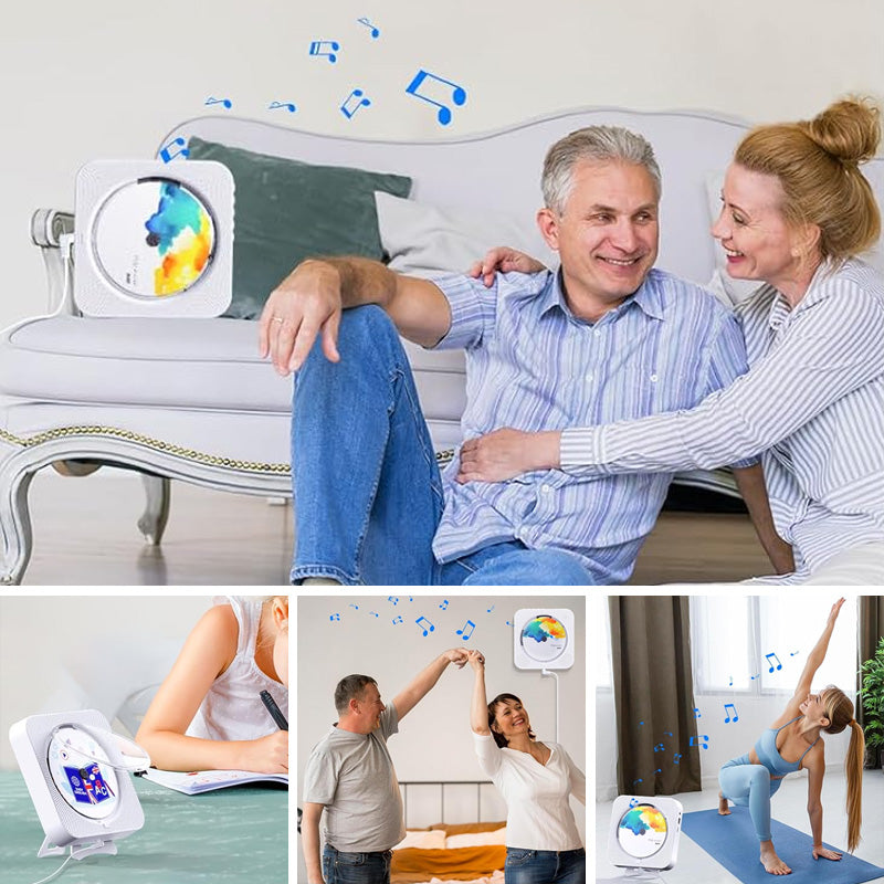 Portable Bluetooth Desktop CD Player