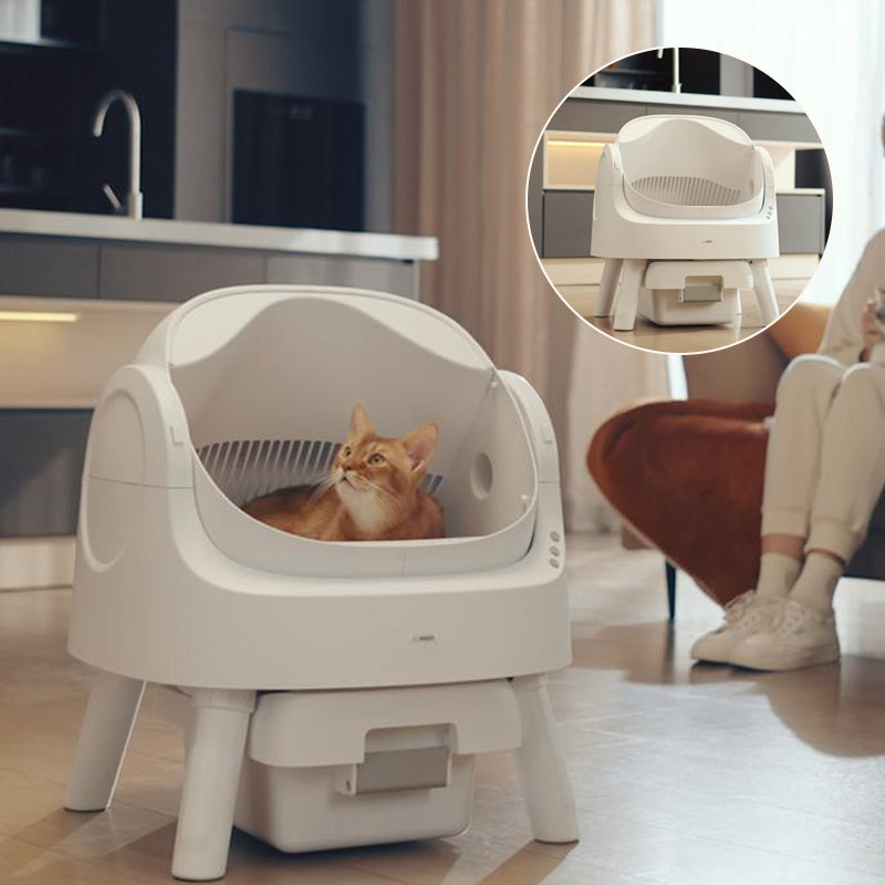 Automatic Self-Cleaning Cat Litter Box